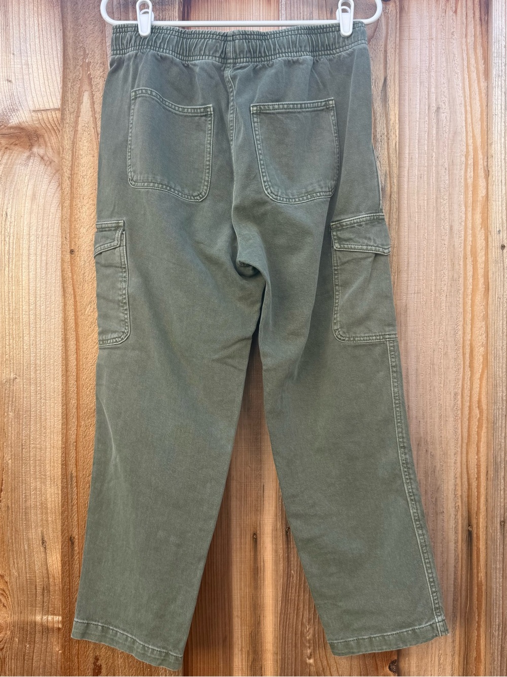 GAP Olive Green Drawstring Waist Easy Jeans - Picture 3 of 3